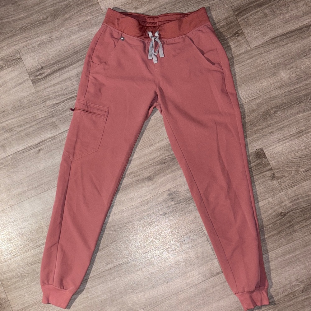 Figs Mauve Pink Zamora Jogger Scrub Pants